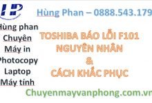 Máy Photocopy Toshiba báo lỗi f101